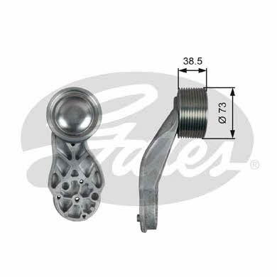 Gates V-ribbed belt tensioner (drive) roller – price 304 PLN