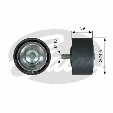 Gates V-ribbed belt tensioner (drive) roller – price 183 PLN