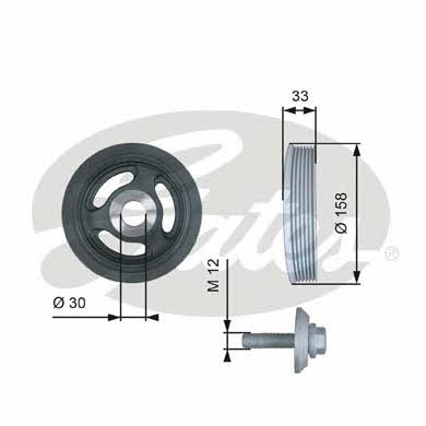 Gates Pulley crankshaft – price [object Object] PLN