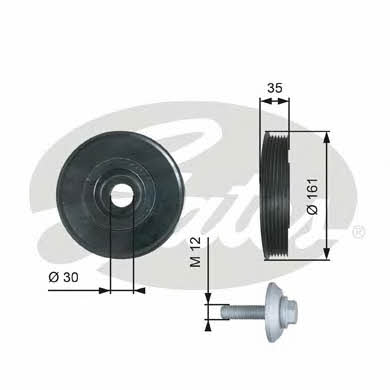 Gates Pulley crankshaft – price [object Object] PLN
