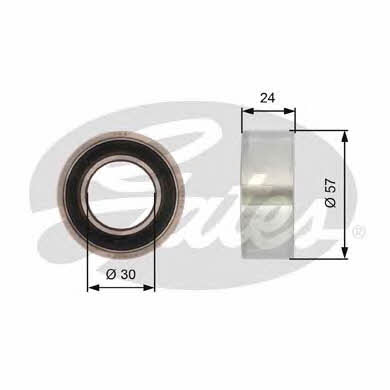 Gates T41121 Deflection/guide pulley, timing belt T41121