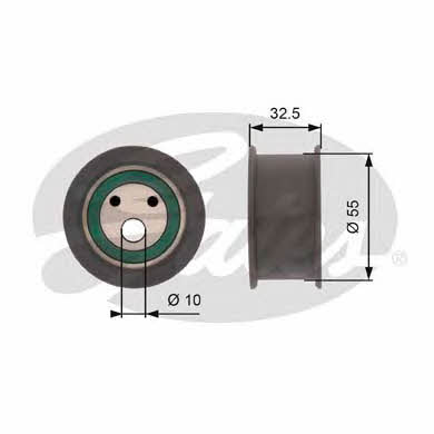 Gates T42041A Tensioner pulley, timing belt T42041A
