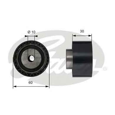 Timing belt tensioner pulley Gates T42070
