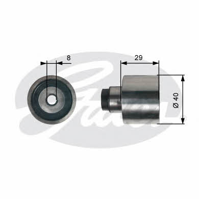 Gates Timing belt tensioner pulley – price 72 PLN