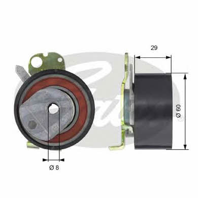 Gates T43050 Tensioner pulley, timing belt T43050