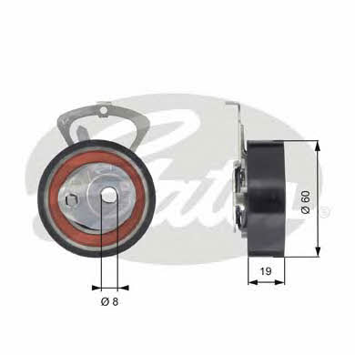 Gates T43140 Tensioner pulley, timing belt T43140