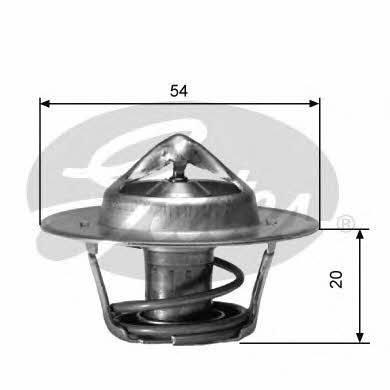 Gates TH00191 Thermostat, coolant TH00191