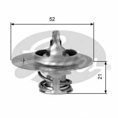 Coolant thermostat Gates TH03282G2