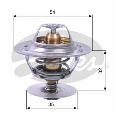 Coolant thermostat Gates TH11287G1
