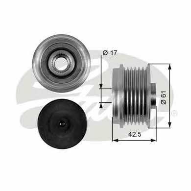 Gates Freewheel clutch, alternator – price [object Object] PLN