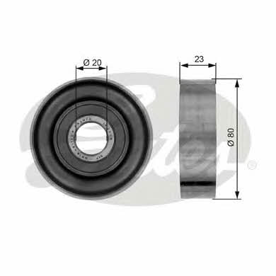 Gates T36010 V-ribbed belt tensioner (drive) roller T36010