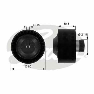 Gates Drive belt tensioner pulley – price [object Object] PLN