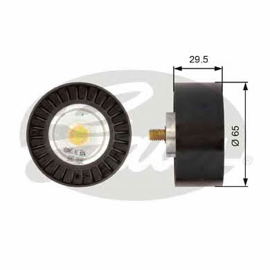Gates T36081 V-ribbed belt tensioner (drive) roller T36081