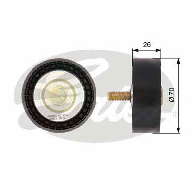 Gates V-ribbed belt tensioner (drive) roller – price 93 PLN