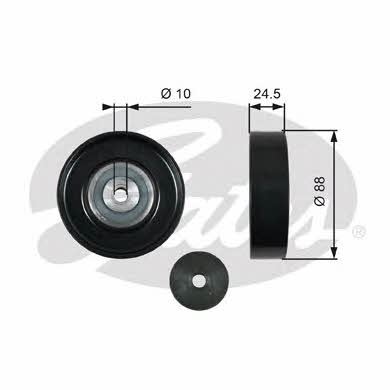 Gates V-ribbed belt tensioner (drive) roller – price 169 PLN