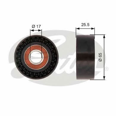 Gates T36394 V-ribbed belt tensioner (drive) roller T36394