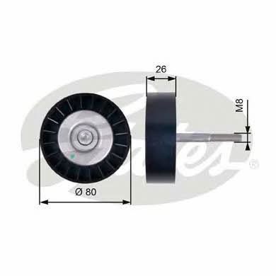 Gates T36399 V-ribbed belt tensioner (drive) roller T36399