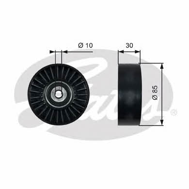 Gates T36482 V-ribbed belt tensioner (drive) roller T36482