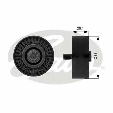 Gates T38027 V-ribbed belt tensioner (drive) roller T38027
