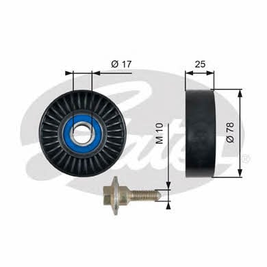 Gates Drive belt tensioner pulley – price 67 PLN