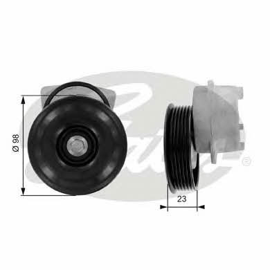 Gates T38203 V-ribbed belt tensioner (drive) roller T38203