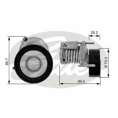 Gates Drive belt tensioner pulley – price [object Object] PLN