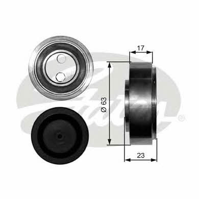 Gates T38228 V-ribbed belt tensioner (drive) roller T38228