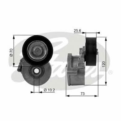 Gates Drive belt tensioner pulley – price 213 PLN