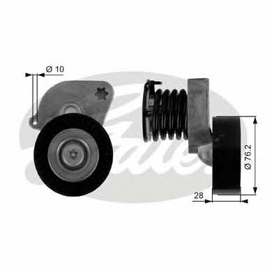 Gates V-ribbed belt tensioner (drive) roller – price 334 PLN