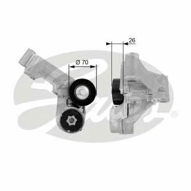 Gates V-ribbed belt tensioner (drive) roller – price 291 PLN