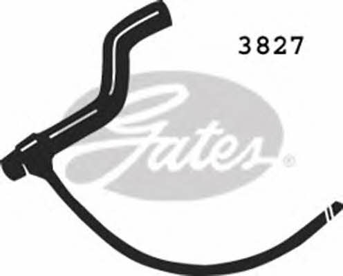 Gates 3827 Coolant hose 3827 3827 Gates Coolant hose