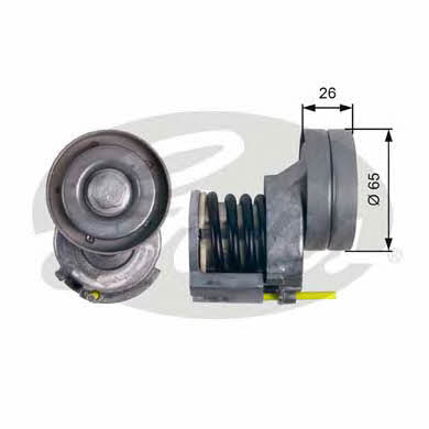 Gates T39023 V-ribbed belt tensioner (drive) roller T39023