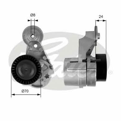 Gates V-ribbed belt tensioner (drive) roller – price 245 PLN