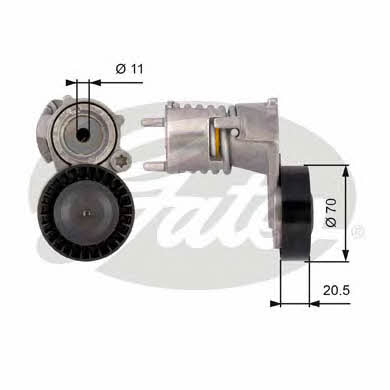 Gates T39117 V-ribbed belt tensioner (drive) roller T39117