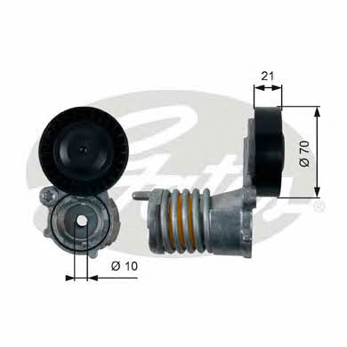 Gates T39157 V-ribbed belt tensioner (drive) roller T39157