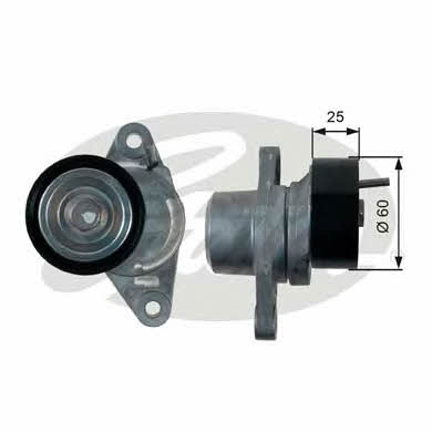 Gates V-ribbed belt tensioner (drive) roller – price 145 PLN