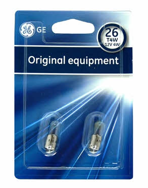 General Electric 17137 Glow bulb T4W 12V 4W 17137