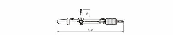 General ricambi CI4038 Steering rack without power steering CI4038