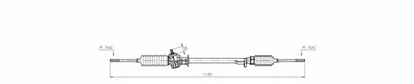 General ricambi FO4012 Steering rack without power steering FO4012