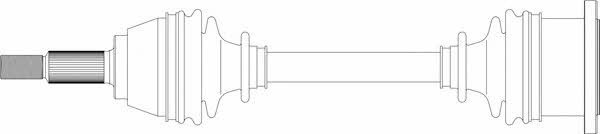 General ricambi ND3016 Drive shaft ND3016