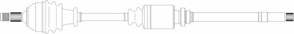 General ricambi PE3160 Drive shaft PE3160