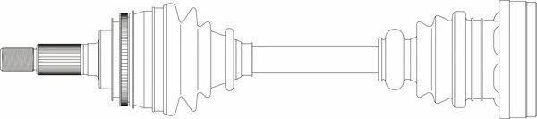 General ricambi TY3119 Drive shaft TY3119