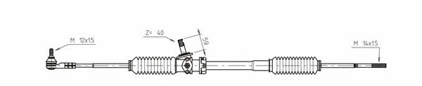 General ricambi WW4007 Steering Gear WW4007