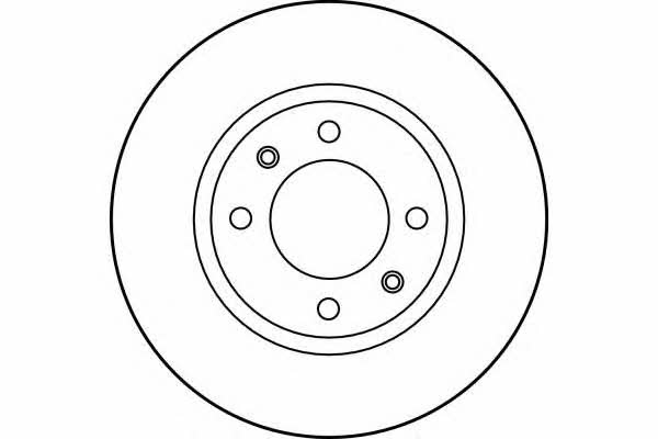 Girling 6012163 Unventilated front brake disc 6012163