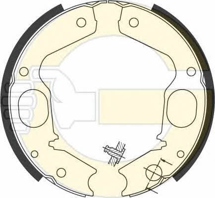 Girling 5186959 Parking brake shoes 5186959