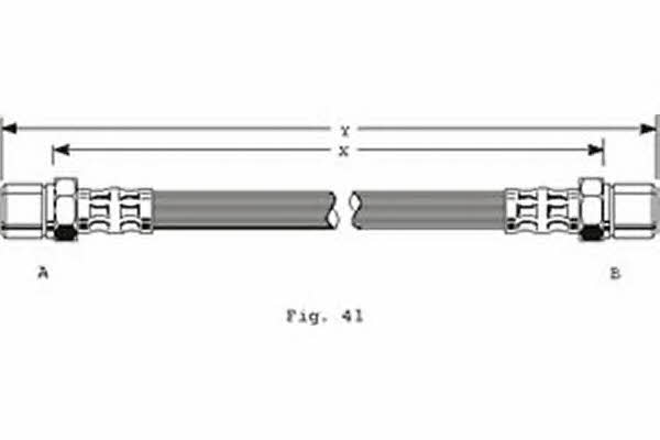 Girling 9001141 Brake Hose 9001141