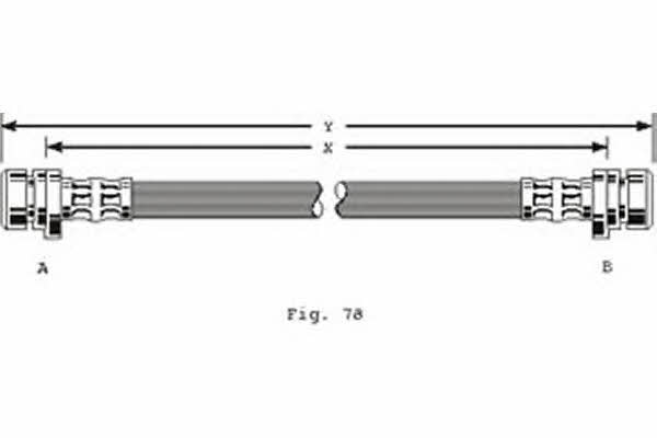 Girling 9001182 Brake Hose 9001182