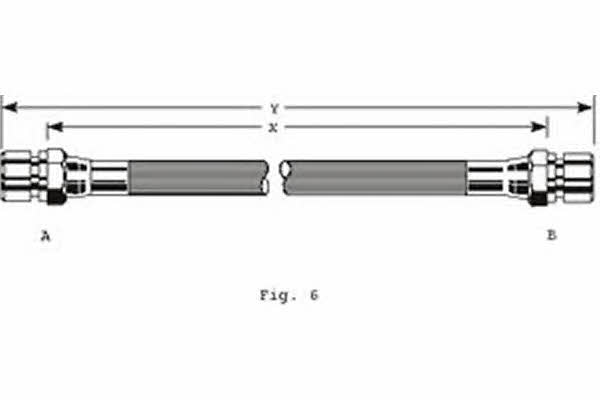 Girling 9001226 Brake Hose 9001226