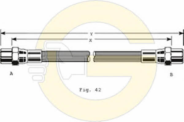 Girling 9001246 Brake Hose 9001246