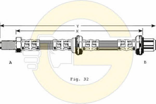 Girling 9002168 Brake Hose 9002168